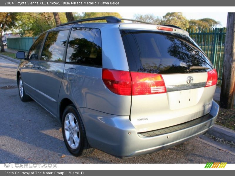 Blue Mirage Metallic / Fawn Beige 2004 Toyota Sienna XLE Limited