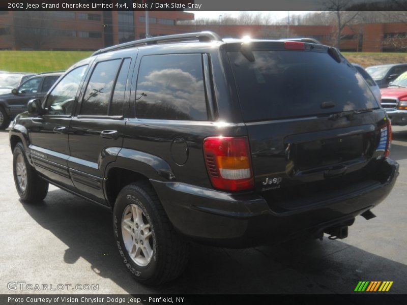 Black / Dark Slate Gray 2002 Jeep Grand Cherokee Limited 4x4