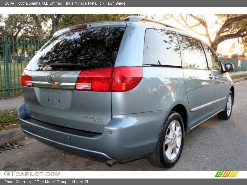 Blue Mirage Metallic / Fawn Beige 2004 Toyota Sienna XLE Limited