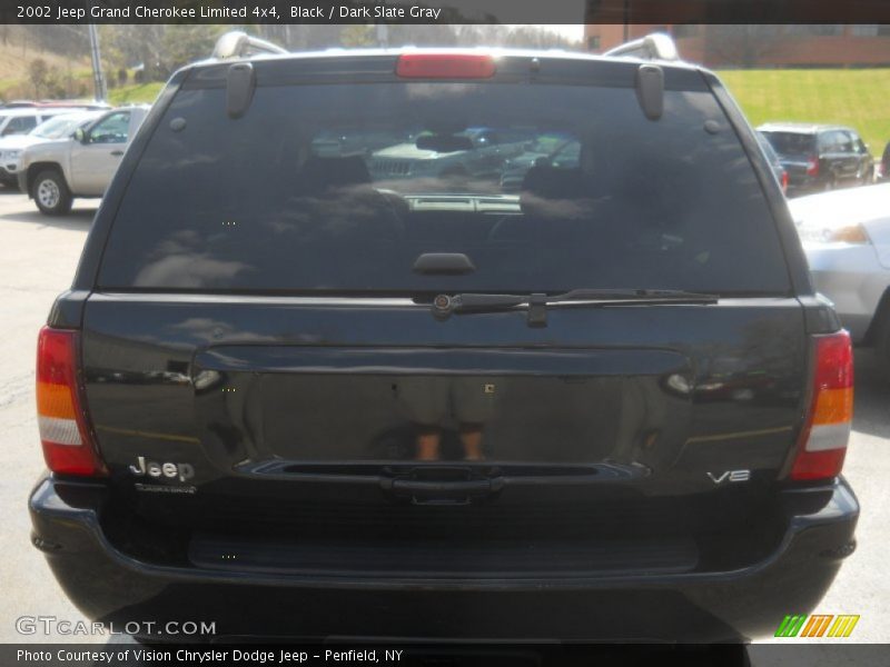 Black / Dark Slate Gray 2002 Jeep Grand Cherokee Limited 4x4