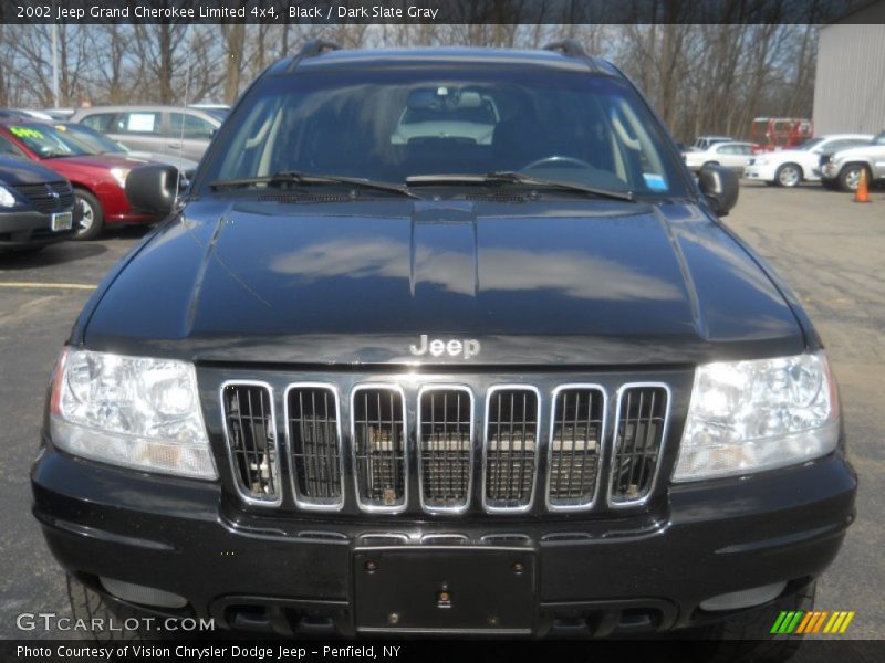 Black / Dark Slate Gray 2002 Jeep Grand Cherokee Limited 4x4