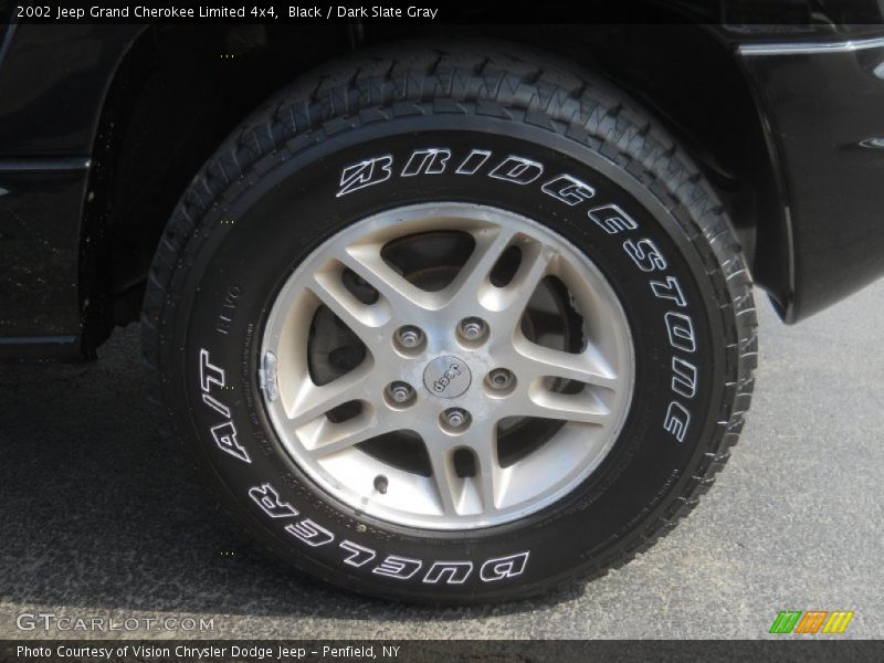 Black / Dark Slate Gray 2002 Jeep Grand Cherokee Limited 4x4