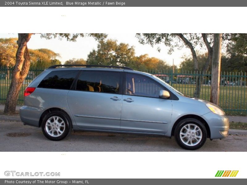 Blue Mirage Metallic / Fawn Beige 2004 Toyota Sienna XLE Limited