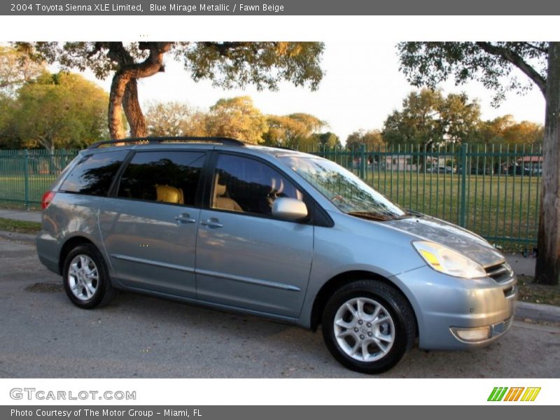 Blue Mirage Metallic / Fawn Beige 2004 Toyota Sienna XLE Limited
