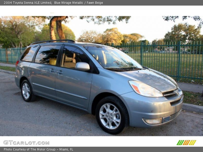 Blue Mirage Metallic / Fawn Beige 2004 Toyota Sienna XLE Limited