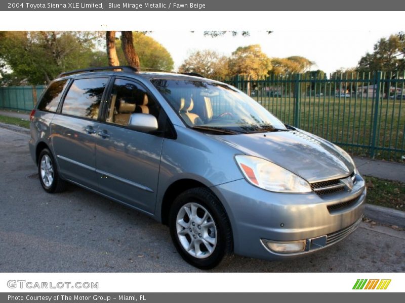 Blue Mirage Metallic / Fawn Beige 2004 Toyota Sienna XLE Limited
