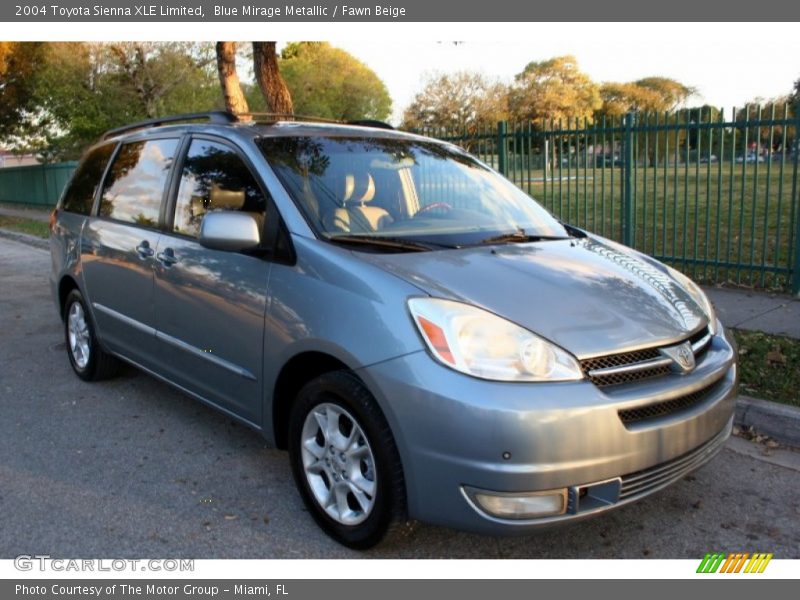 Blue Mirage Metallic / Fawn Beige 2004 Toyota Sienna XLE Limited