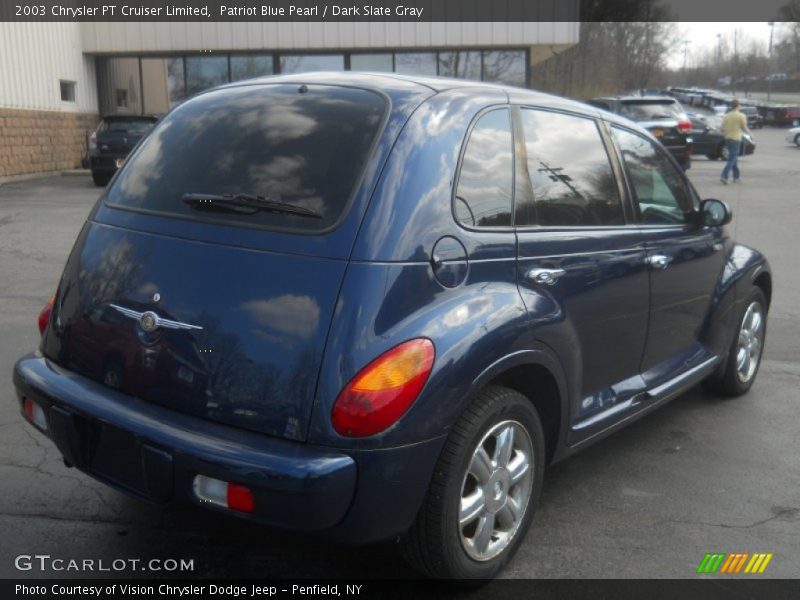 Patriot Blue Pearl / Dark Slate Gray 2003 Chrysler PT Cruiser Limited