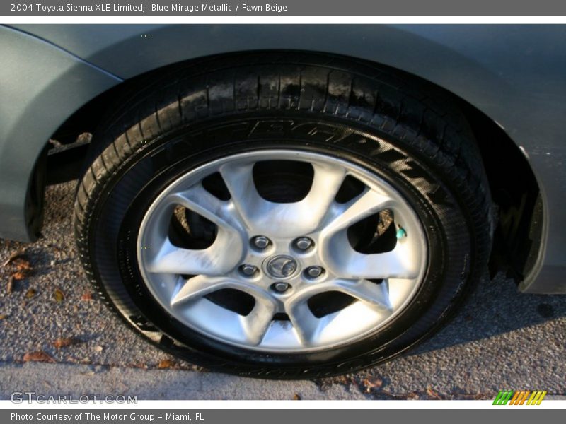 Blue Mirage Metallic / Fawn Beige 2004 Toyota Sienna XLE Limited