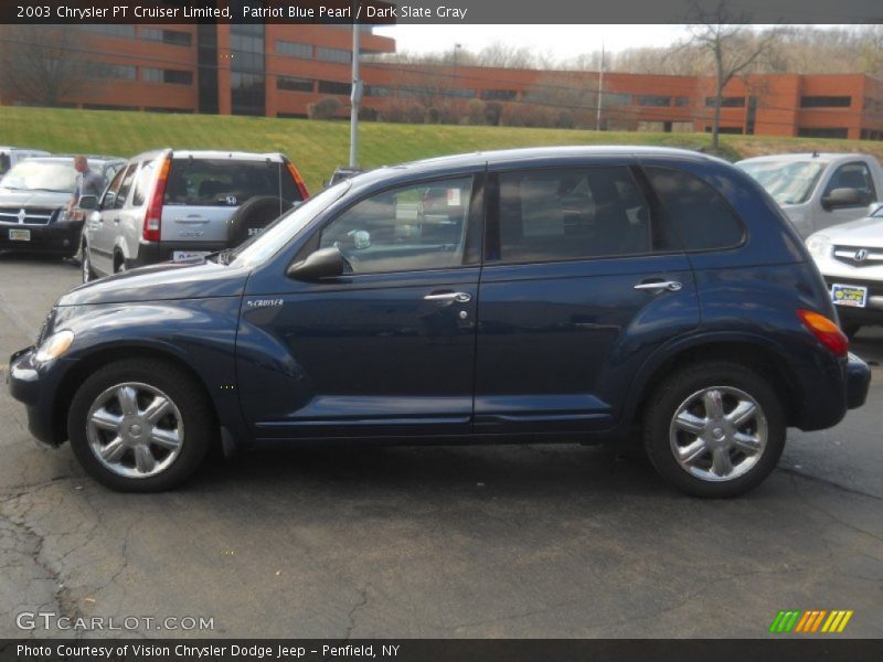 Patriot Blue Pearl / Dark Slate Gray 2003 Chrysler PT Cruiser Limited