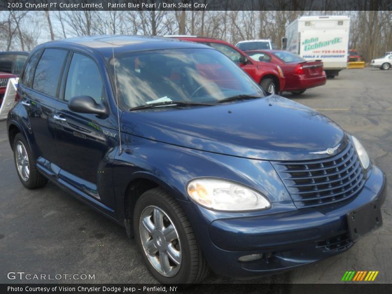 Patriot Blue Pearl / Dark Slate Gray 2003 Chrysler PT Cruiser Limited