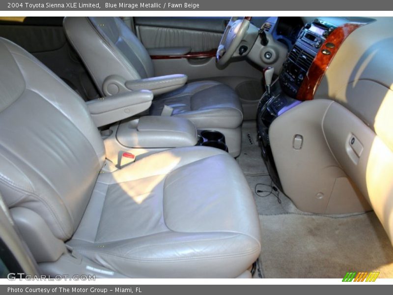 Blue Mirage Metallic / Fawn Beige 2004 Toyota Sienna XLE Limited
