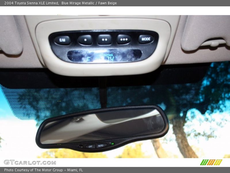 Blue Mirage Metallic / Fawn Beige 2004 Toyota Sienna XLE Limited