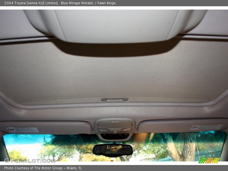 Blue Mirage Metallic / Fawn Beige 2004 Toyota Sienna XLE Limited