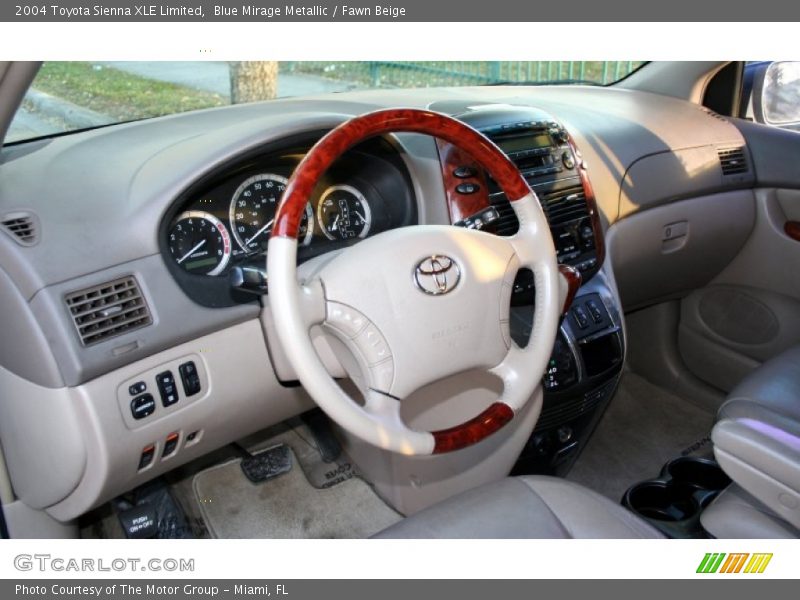 Blue Mirage Metallic / Fawn Beige 2004 Toyota Sienna XLE Limited