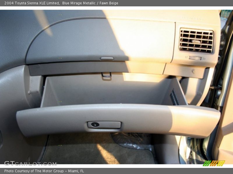 Blue Mirage Metallic / Fawn Beige 2004 Toyota Sienna XLE Limited