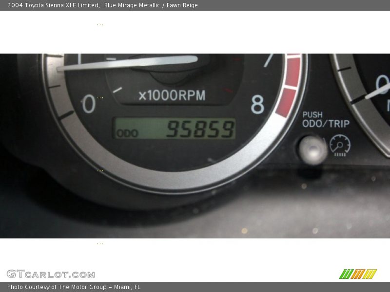 Blue Mirage Metallic / Fawn Beige 2004 Toyota Sienna XLE Limited