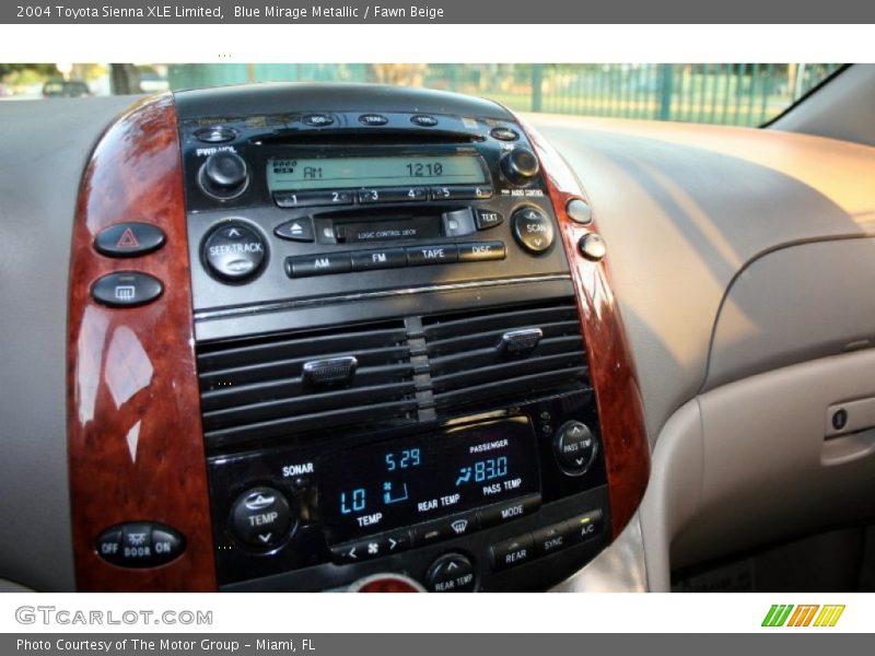 Blue Mirage Metallic / Fawn Beige 2004 Toyota Sienna XLE Limited