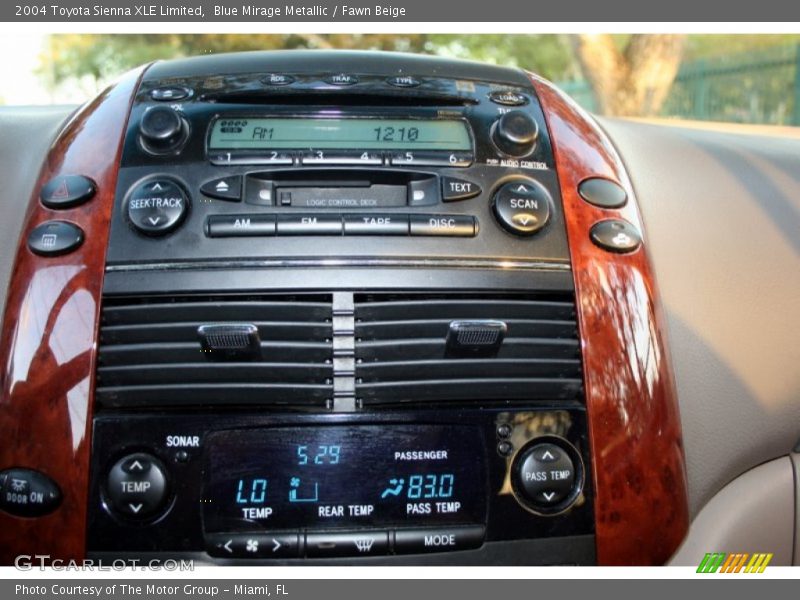 Blue Mirage Metallic / Fawn Beige 2004 Toyota Sienna XLE Limited