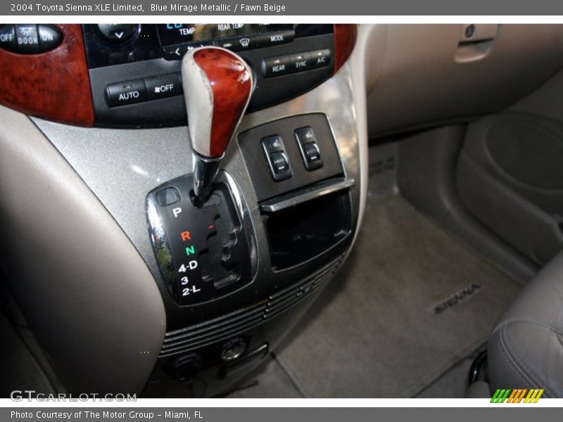 Blue Mirage Metallic / Fawn Beige 2004 Toyota Sienna XLE Limited