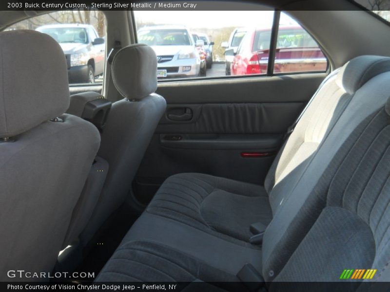 Sterling Silver Metallic / Medium Gray 2003 Buick Century Custom