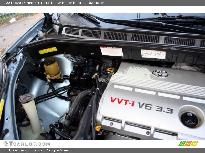 Blue Mirage Metallic / Fawn Beige 2004 Toyota Sienna XLE Limited
