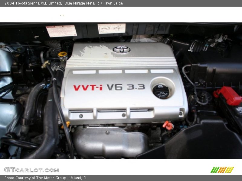 Blue Mirage Metallic / Fawn Beige 2004 Toyota Sienna XLE Limited