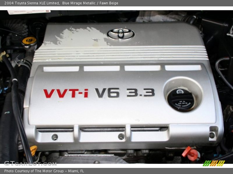 Blue Mirage Metallic / Fawn Beige 2004 Toyota Sienna XLE Limited