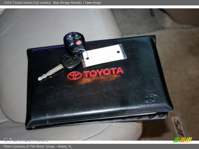 Blue Mirage Metallic / Fawn Beige 2004 Toyota Sienna XLE Limited