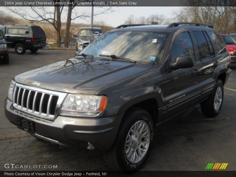 Graphite Metallic / Dark Slate Gray 2004 Jeep Grand Cherokee Limited 4x4