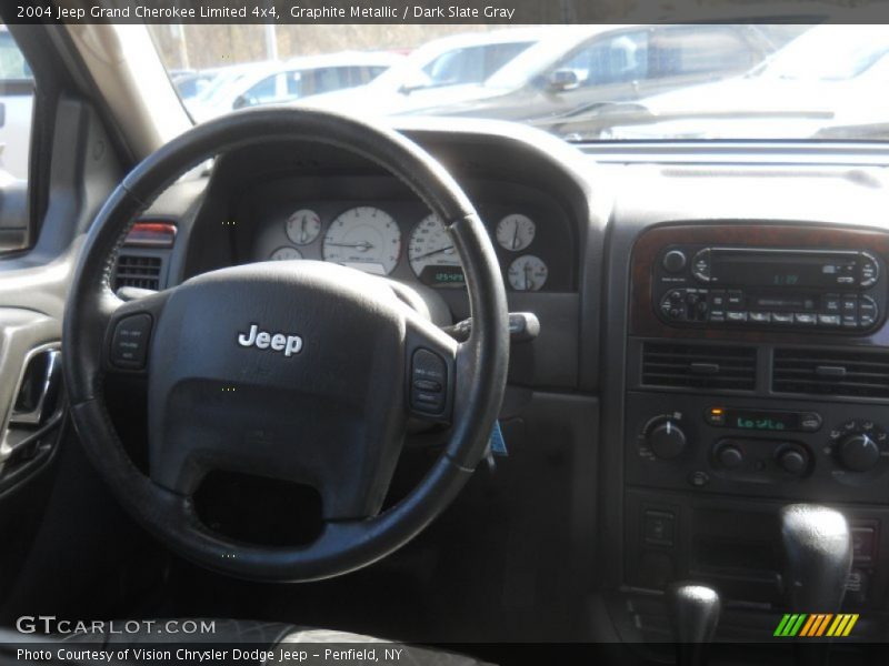 Graphite Metallic / Dark Slate Gray 2004 Jeep Grand Cherokee Limited 4x4