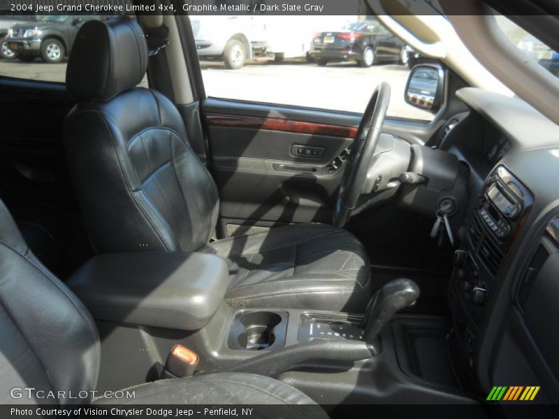 Graphite Metallic / Dark Slate Gray 2004 Jeep Grand Cherokee Limited 4x4