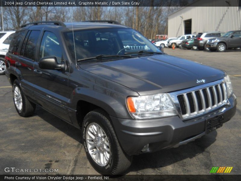 Graphite Metallic / Dark Slate Gray 2004 Jeep Grand Cherokee Limited 4x4