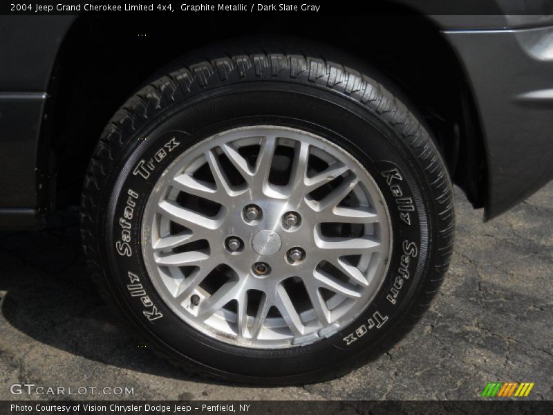 Graphite Metallic / Dark Slate Gray 2004 Jeep Grand Cherokee Limited 4x4