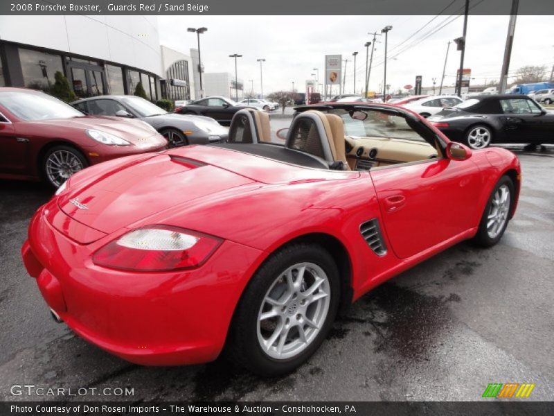 Guards Red / Sand Beige 2008 Porsche Boxster
