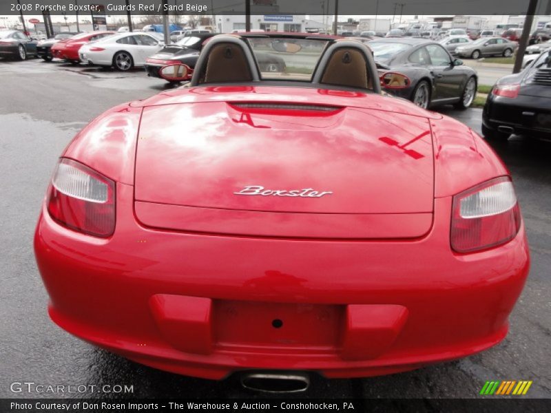 Guards Red / Sand Beige 2008 Porsche Boxster