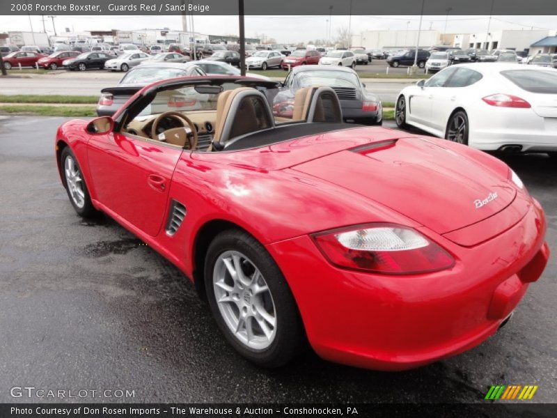 Guards Red / Sand Beige 2008 Porsche Boxster