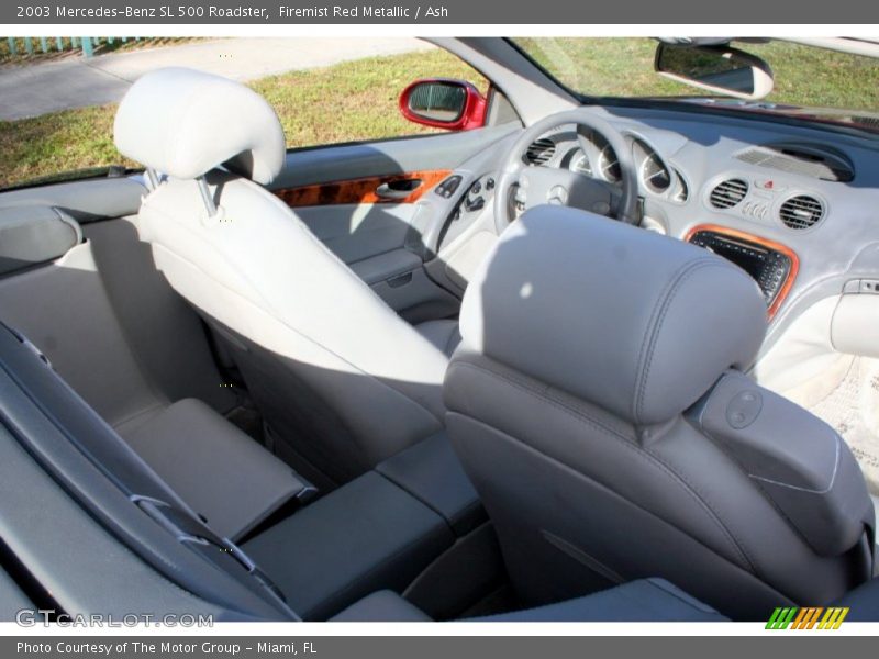 Firemist Red Metallic / Ash 2003 Mercedes-Benz SL 500 Roadster