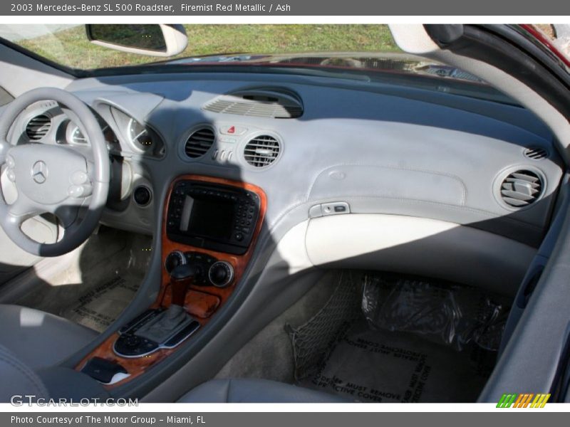 Firemist Red Metallic / Ash 2003 Mercedes-Benz SL 500 Roadster