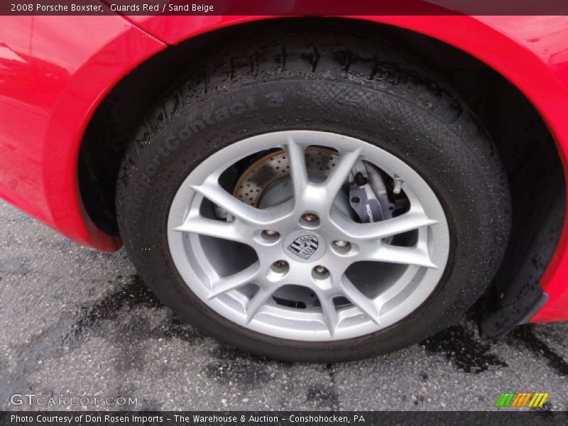 Guards Red / Sand Beige 2008 Porsche Boxster