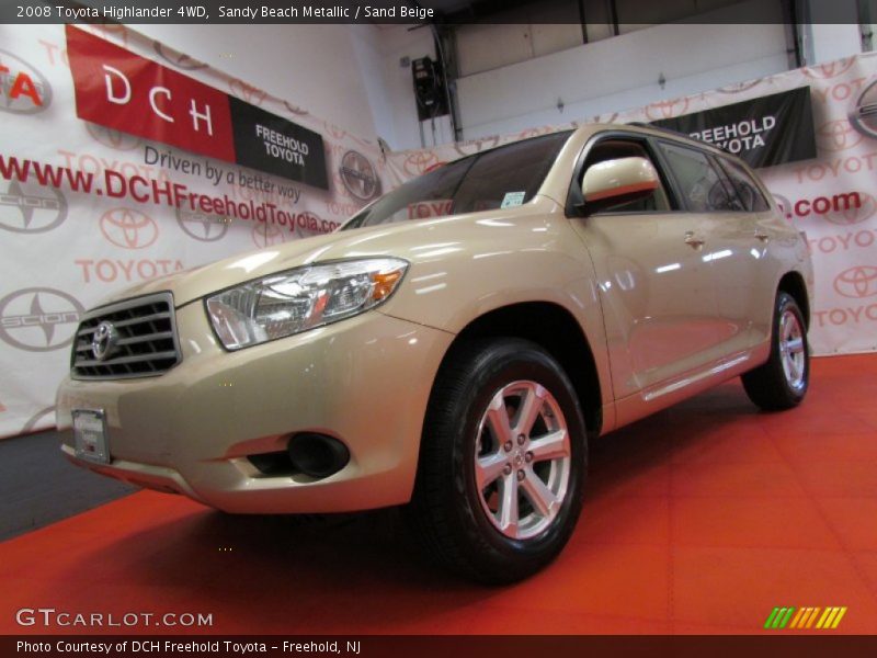 Sandy Beach Metallic / Sand Beige 2008 Toyota Highlander 4WD