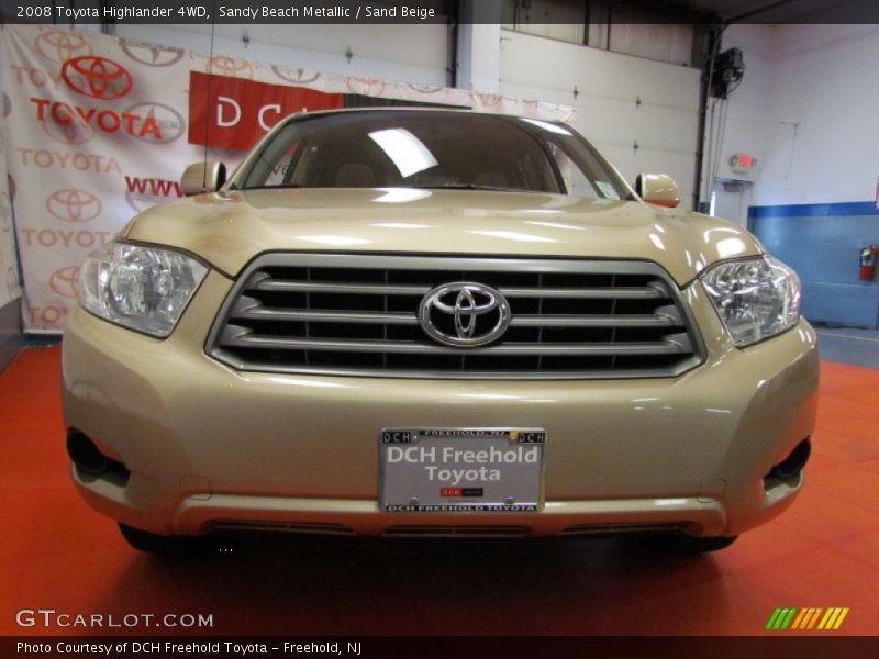 Sandy Beach Metallic / Sand Beige 2008 Toyota Highlander 4WD