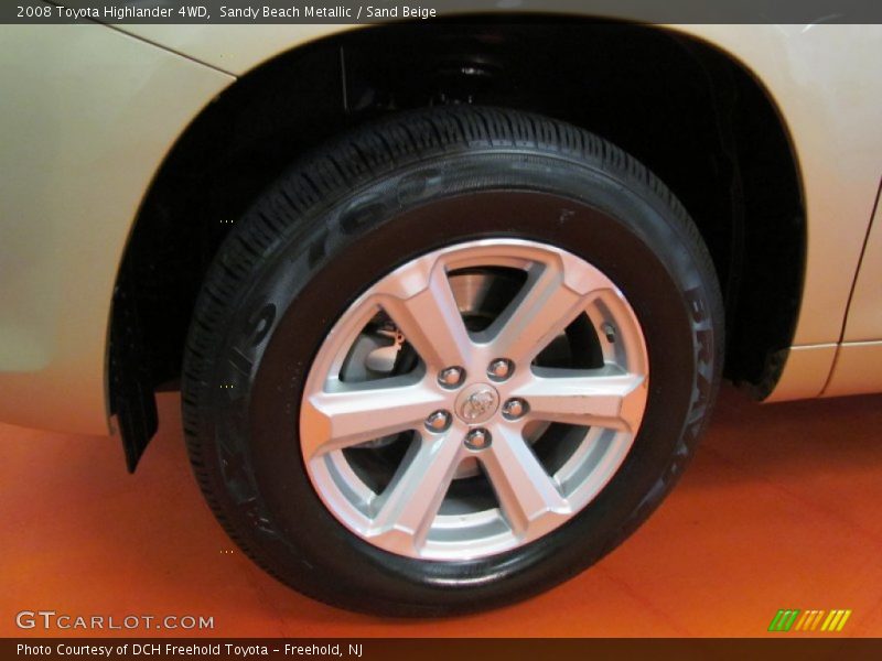 Sandy Beach Metallic / Sand Beige 2008 Toyota Highlander 4WD