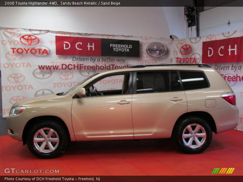 Sandy Beach Metallic / Sand Beige 2008 Toyota Highlander 4WD