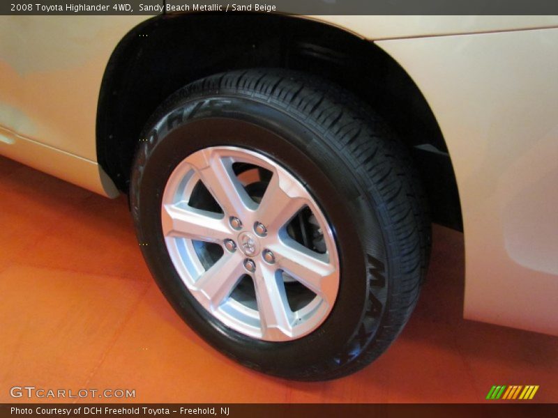 Sandy Beach Metallic / Sand Beige 2008 Toyota Highlander 4WD