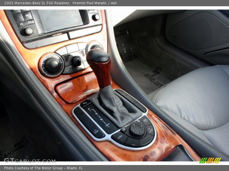 Firemist Red Metallic / Ash 2003 Mercedes-Benz SL 500 Roadster