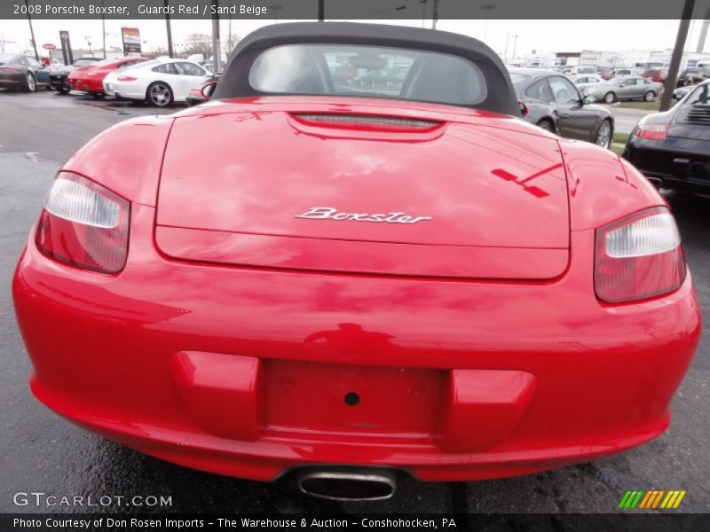 Guards Red / Sand Beige 2008 Porsche Boxster