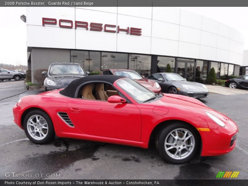 Guards Red / Sand Beige 2008 Porsche Boxster