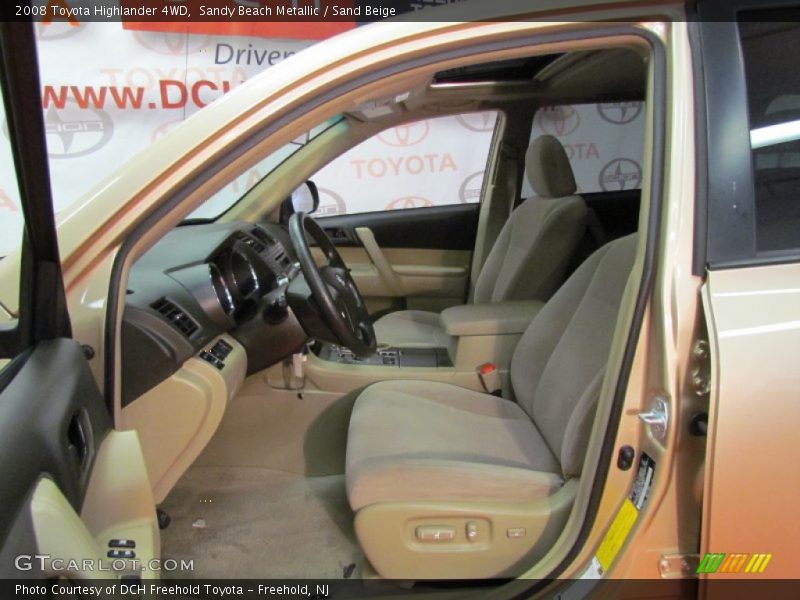 Sandy Beach Metallic / Sand Beige 2008 Toyota Highlander 4WD