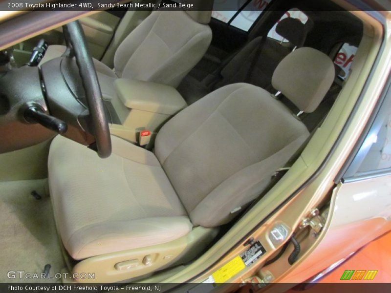 Sandy Beach Metallic / Sand Beige 2008 Toyota Highlander 4WD